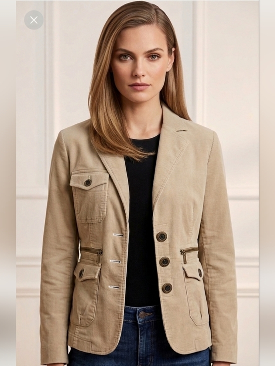 The Limited Jackets & Blazers - The Limited Lightweight Corduroy Jacket/Blazer